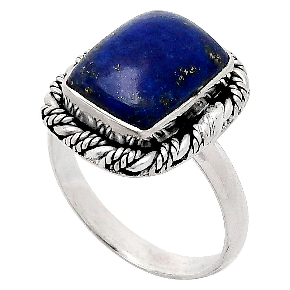 Premium Quality Lapis Lazuli - Afghanistan Ring size-8.5 R-1013 42-ER13600