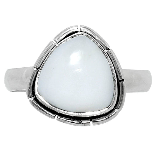 Natural White Opal Ring size-8 R-1011 50-ER14779
