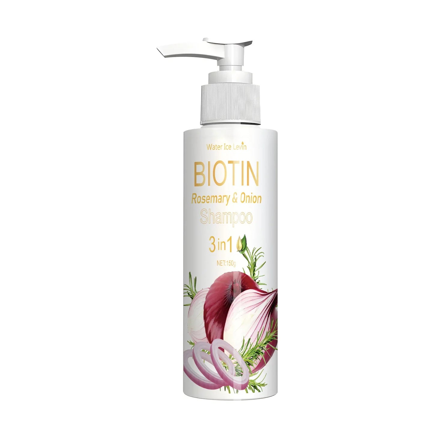 Biotin Rosemary Onion 3 in 1 Shampoo for Hair Care