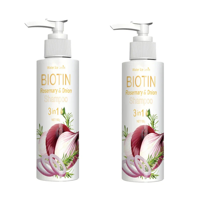 Biotin Rosemary Onion 3 in 1 Shampoo for Hair Care
