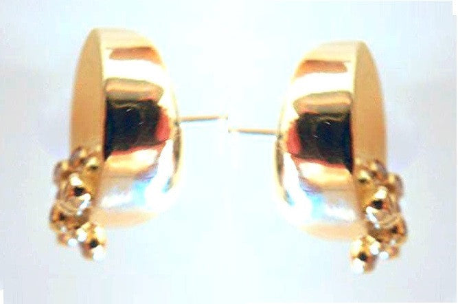 Bowl of Overflowing Diamonds-Earrings-18K and Sterling mix-3