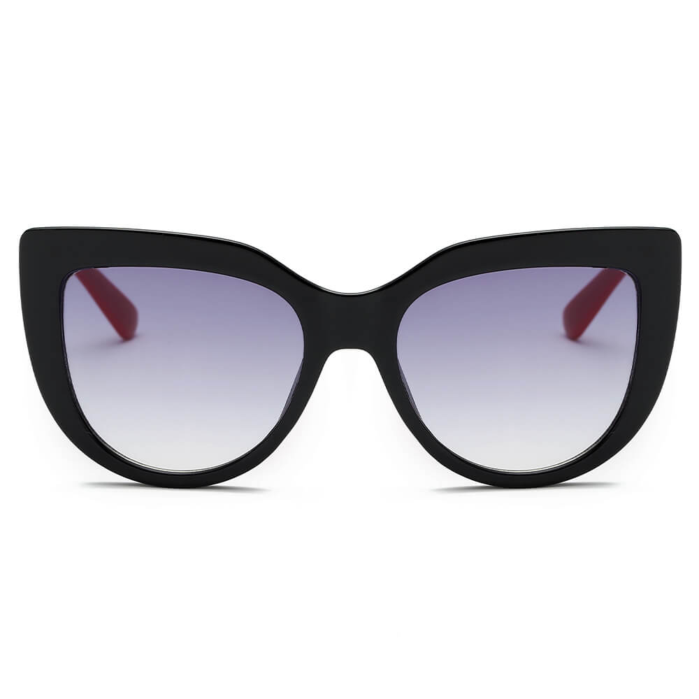 HELSINKI | Women Round Eye Oversized Fashion Sunglasses
