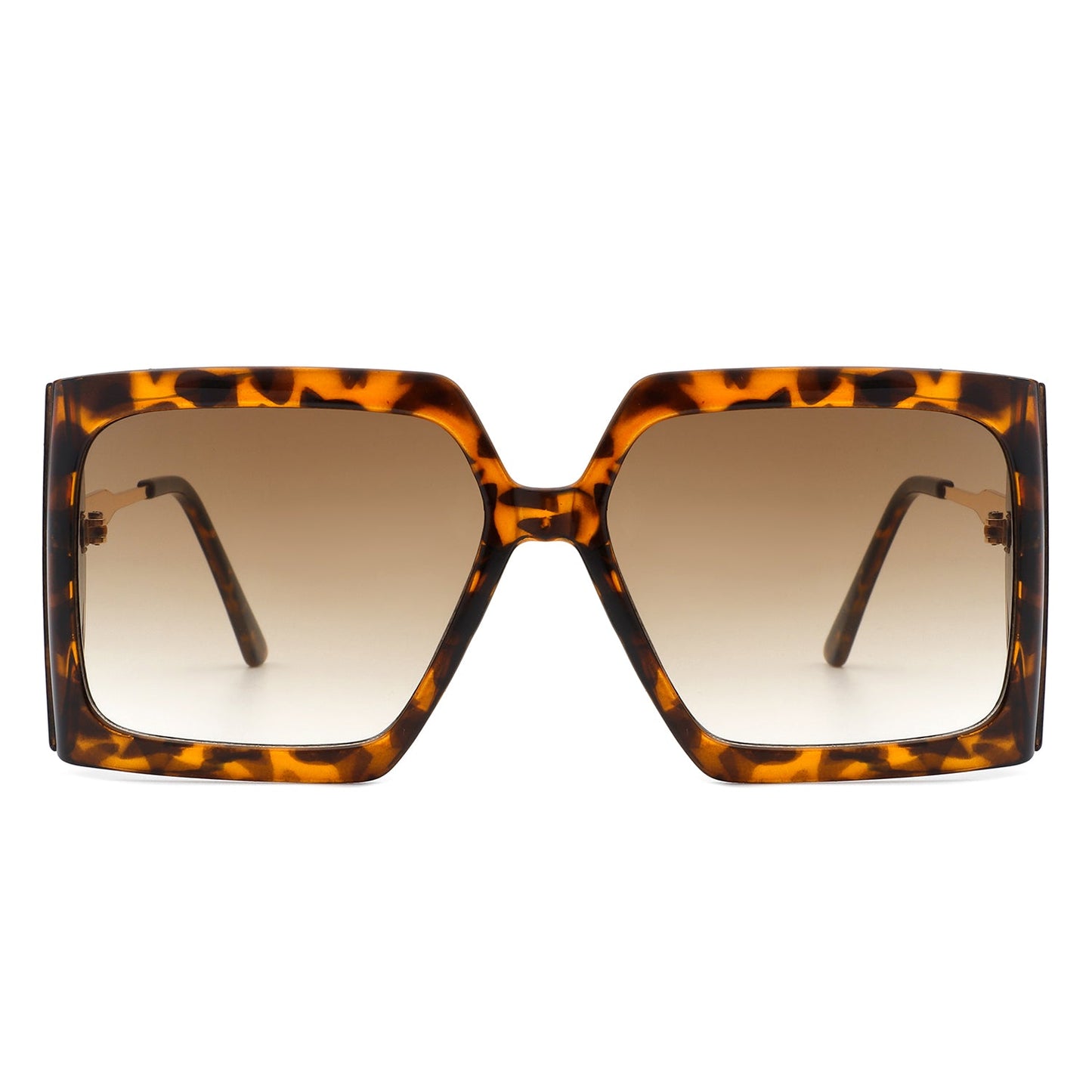 Yellowra - Women Oversize Retro Square Large Fashion Sunglasses