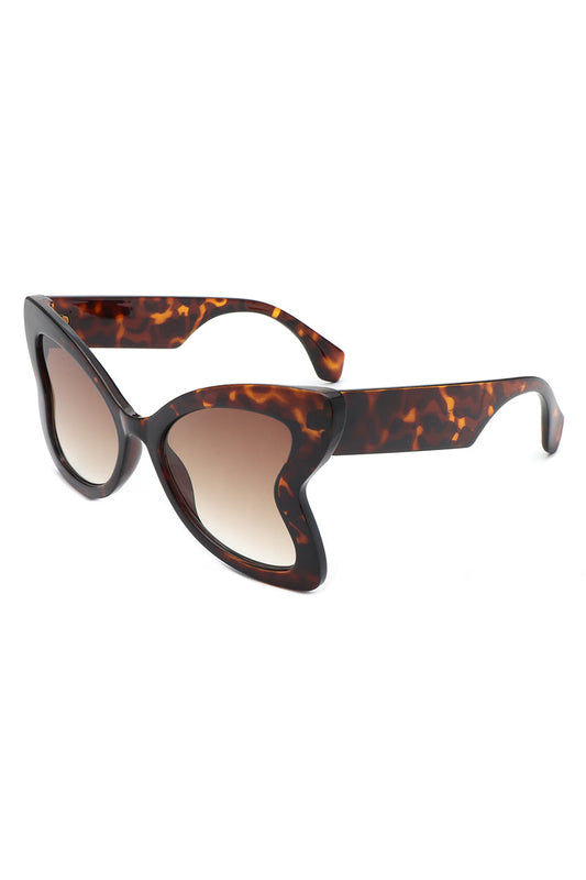 Glisten - Eye Oversized Butterfly Shape Sunglasses