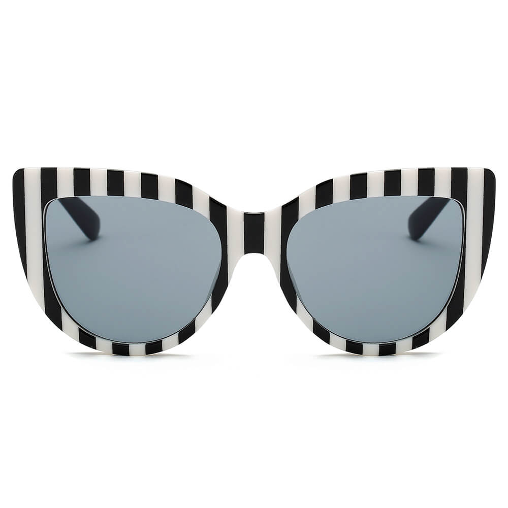 HELSINKI | Women Round Eye Oversized Fashion Sunglasses