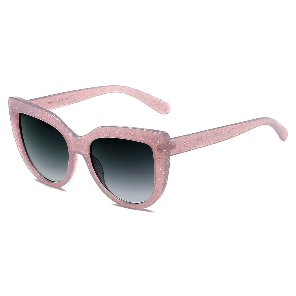 HELSINKI | Women Round Eye Oversized Fashion Sunglasses