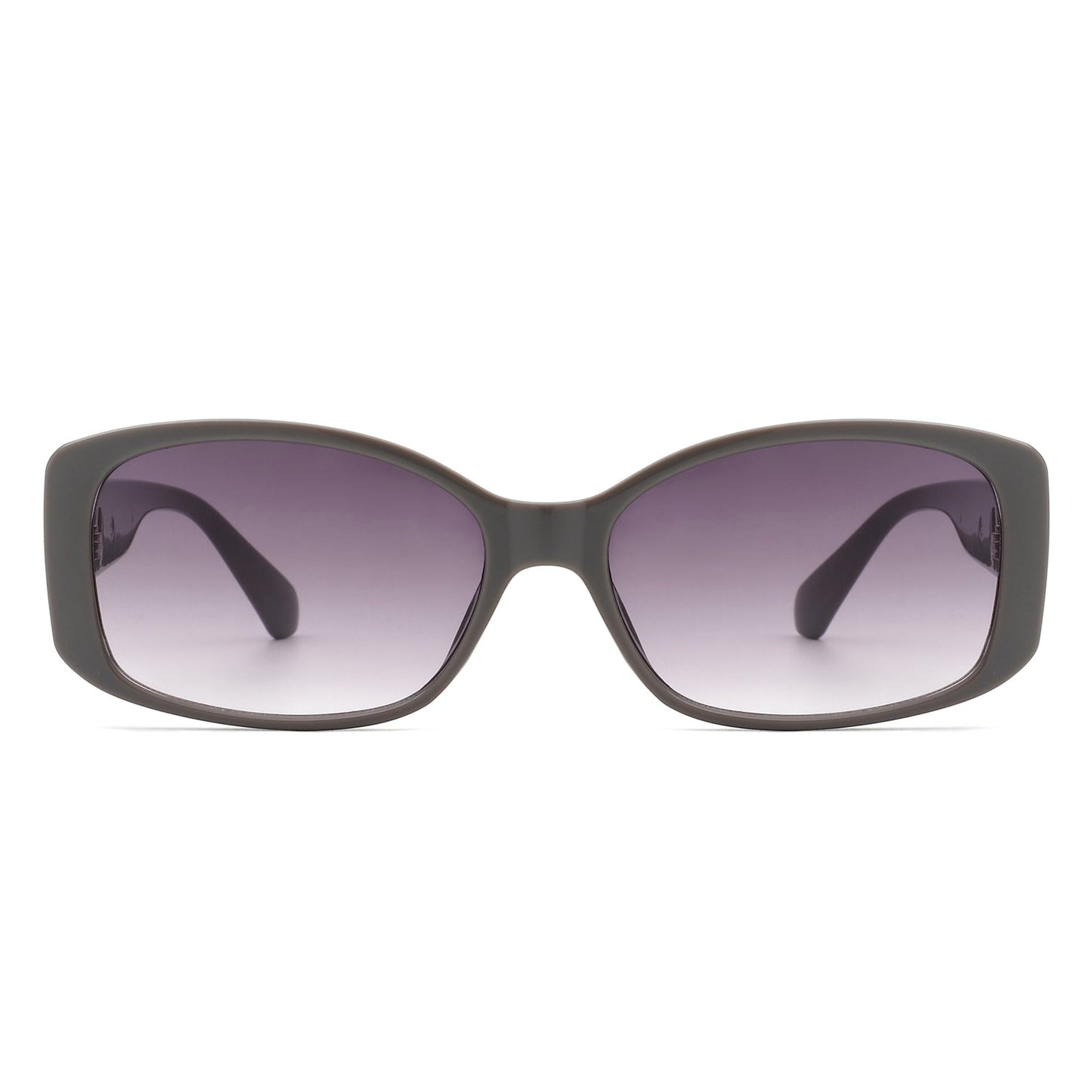 Fantasie - Rectangular Narrow Retro Tinted Fashion Square Sunglasses