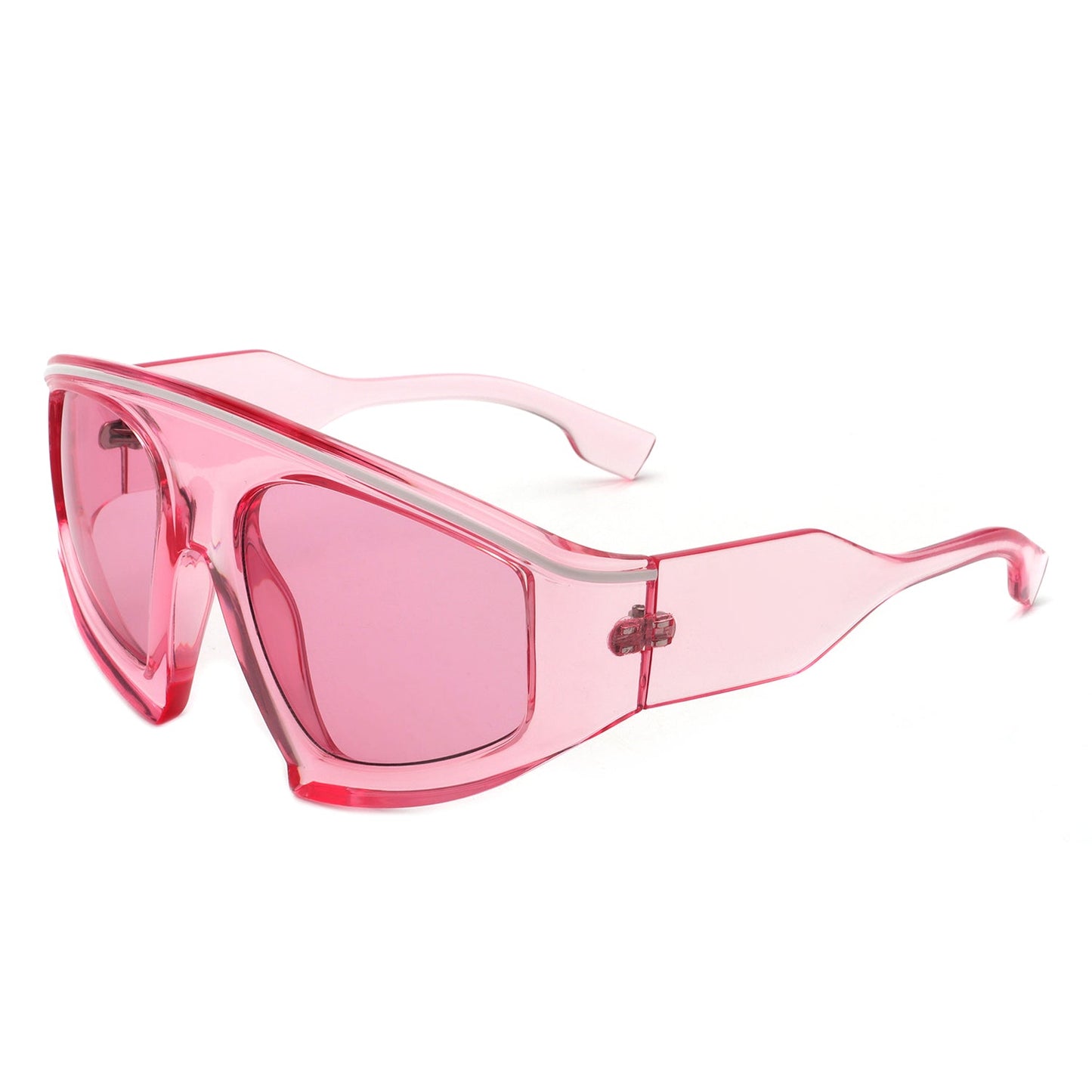 Bramble - Oversize Futuristic Square Women Fashion Sunglasses-7