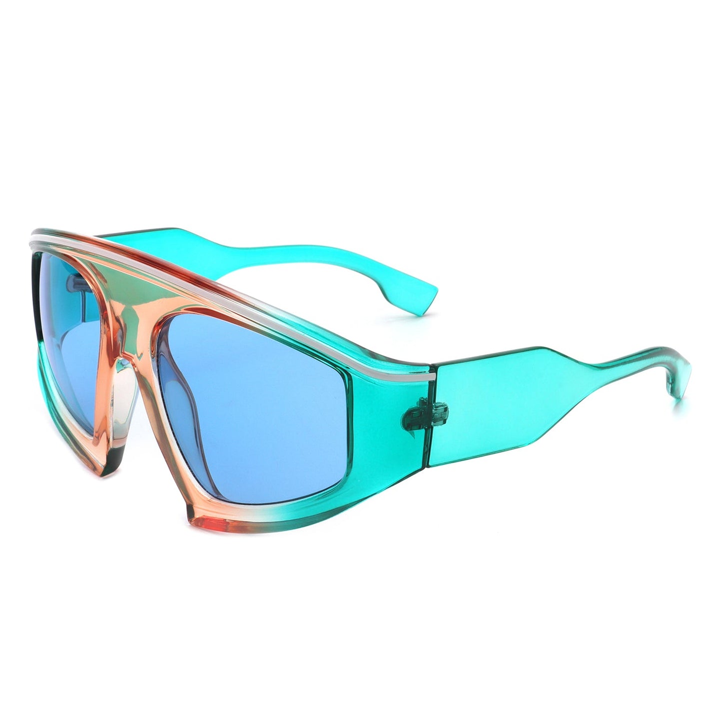 Bramble - Oversize Futuristic Square Women Fashion Sunglasses-8