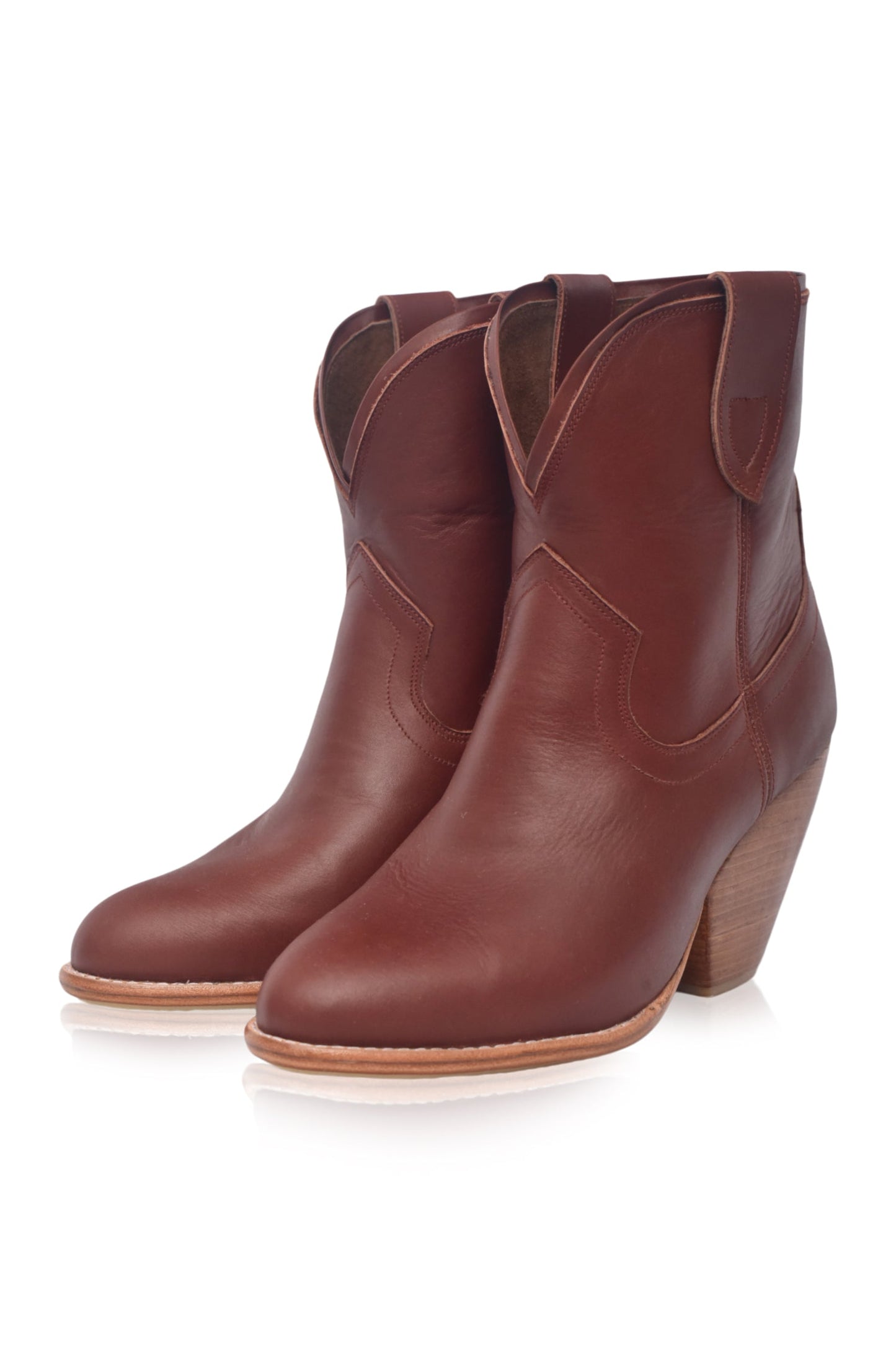 Charro Cowboy Leather Boots