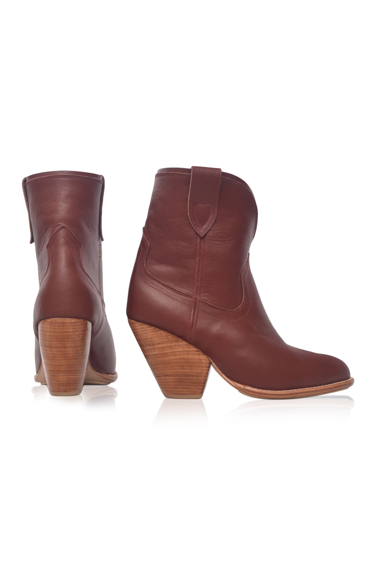 Charro Cowboy Leather Boots
