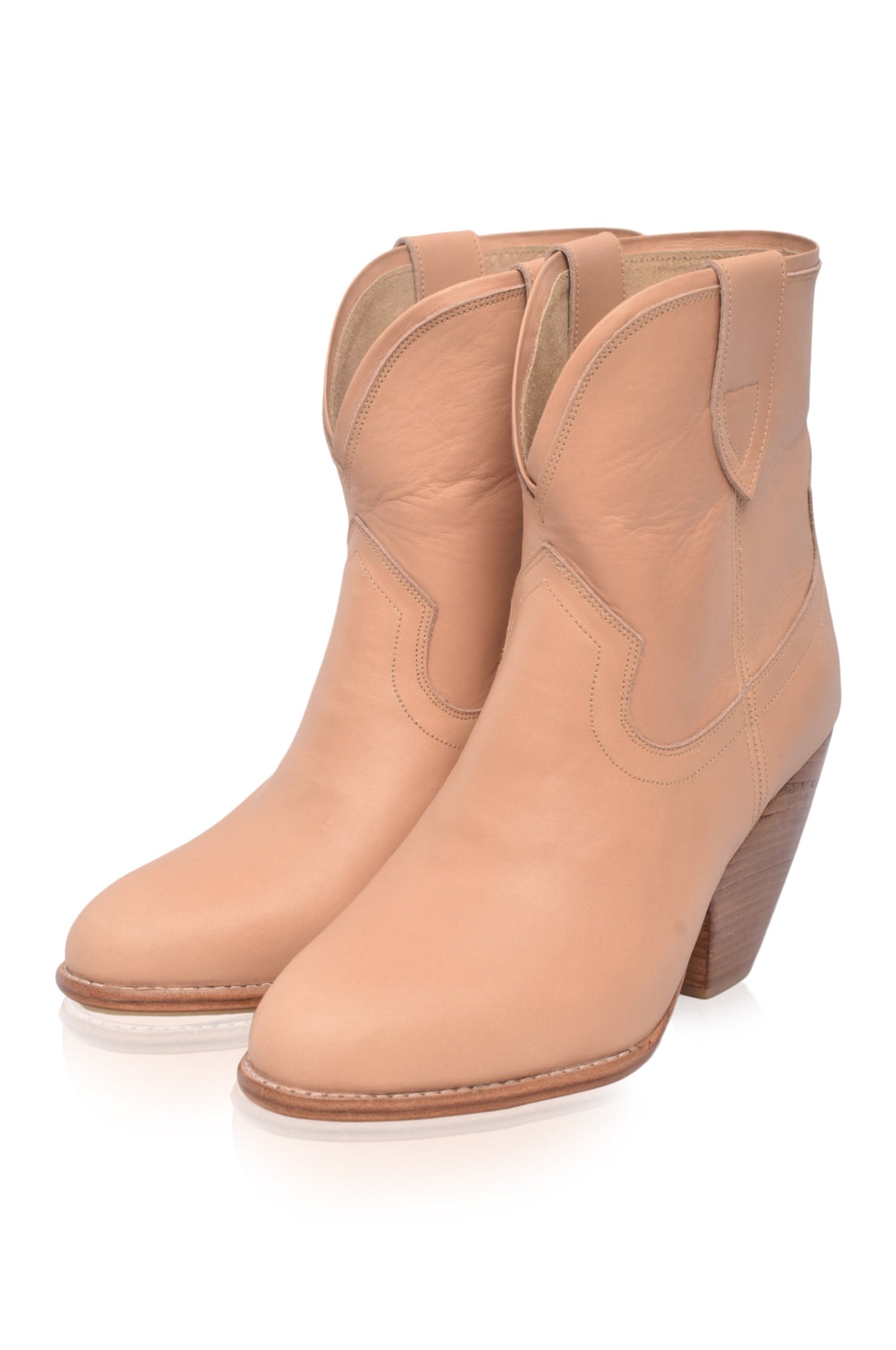 Charro Cowboy Leather Boots