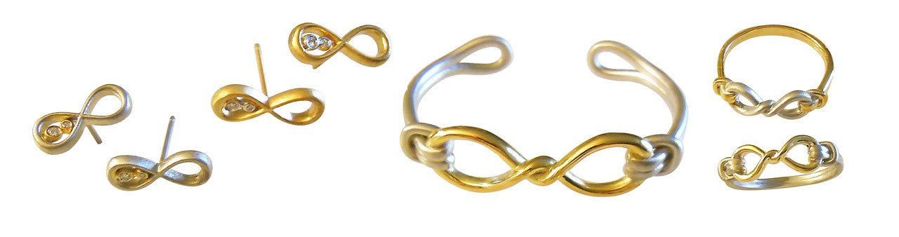 Infinity Knot Cuff Bracelet- 14K Gold. Wrap Yourself in Infinite Possibility-4