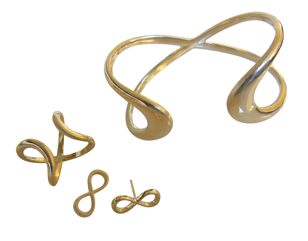 Infinity Earrings- 14K gold. Celebrate the Infinite of Life