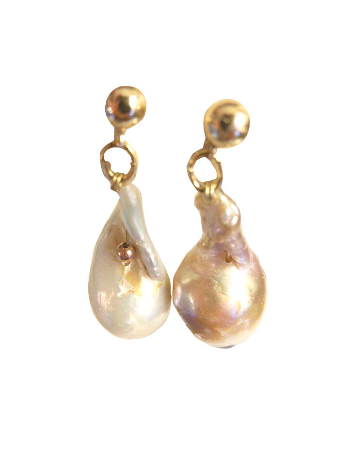 Jumbo Pearl Earrings-One of a kind-009