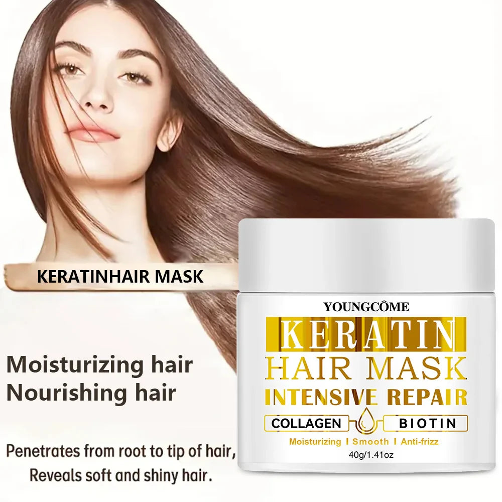 Keratin Deep Repair Hair Mask Conditioner Treatment