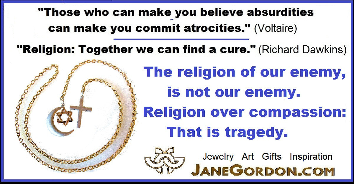 Religion- Monotheistic All Mixed Up Together- 18K-2