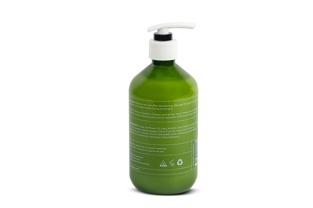 Hair Conditioner, Castile Style, Rose Geranium 500ml