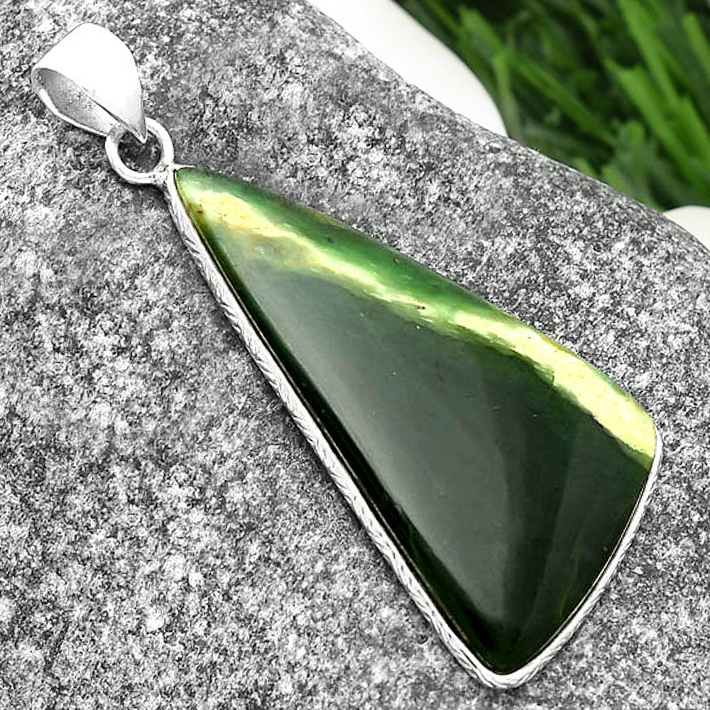 Natural Chrome Chalcedony Pendant P-1053 SDP111302