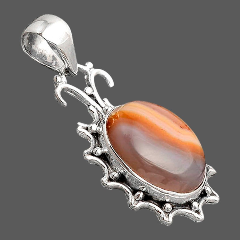 Natural Banded Onyx Pendant P-1249 SDP155785