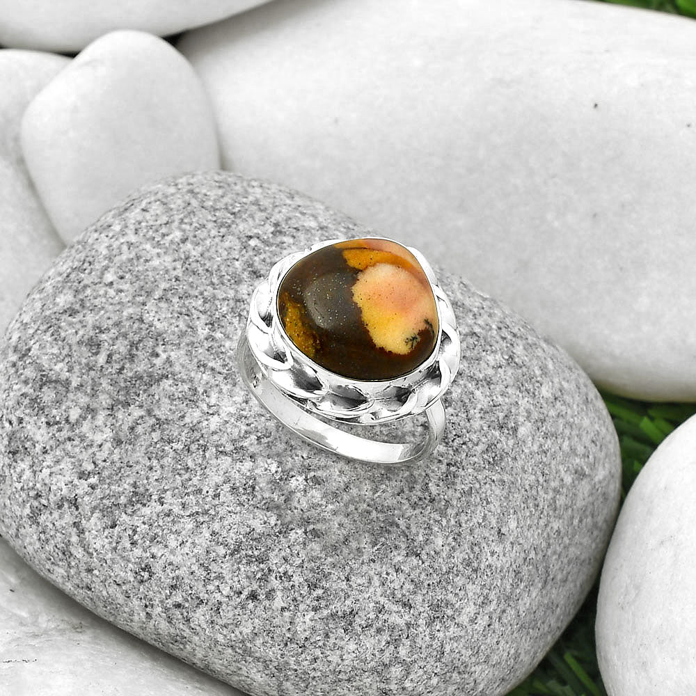 Natural Outback Jasper Ring size-9 R-1083 SDR189157