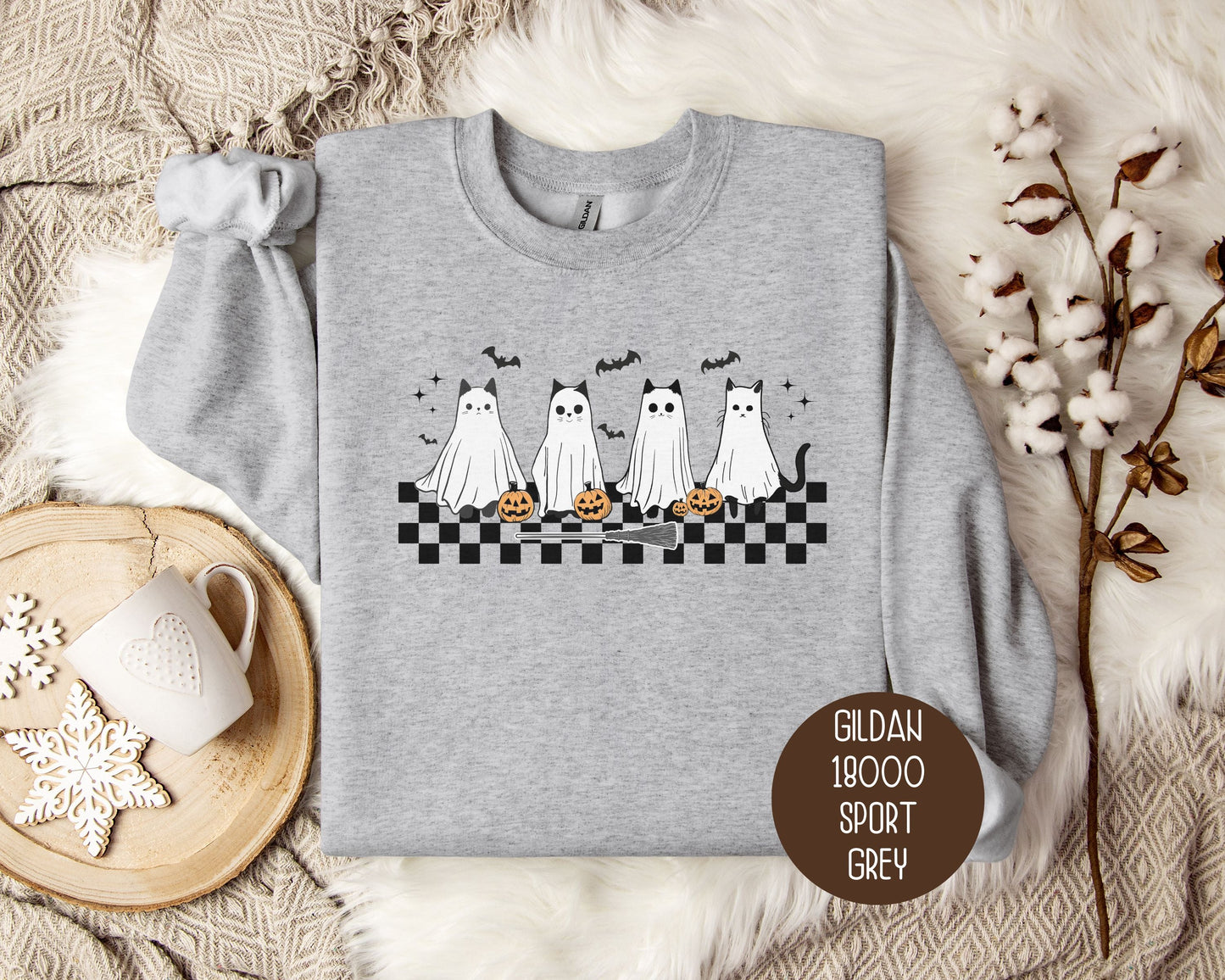 Ghost Halloween Sweatshirt