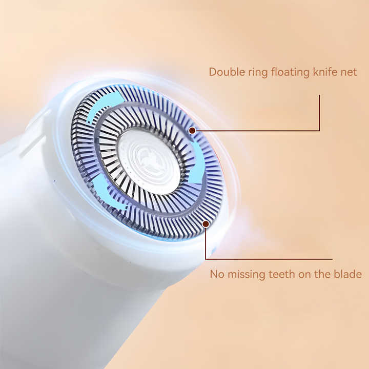 NNEDSZ 4-in-1 Electric Lady Shaver Kit - Rechargeable and Portable Grooming Solution