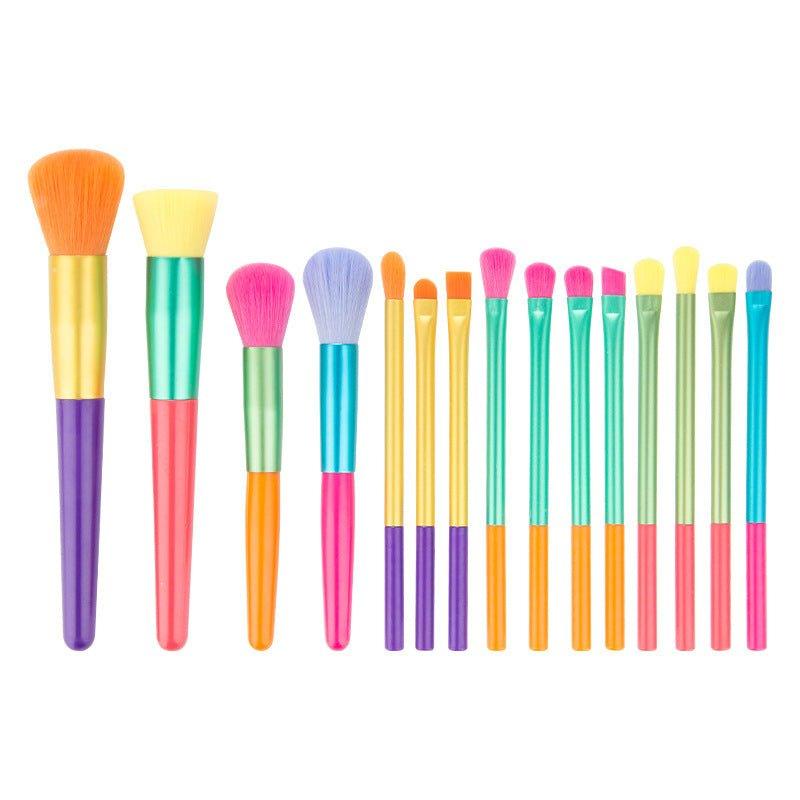 Vibrant Neon Brush Collection for Stunning Makeup Looks