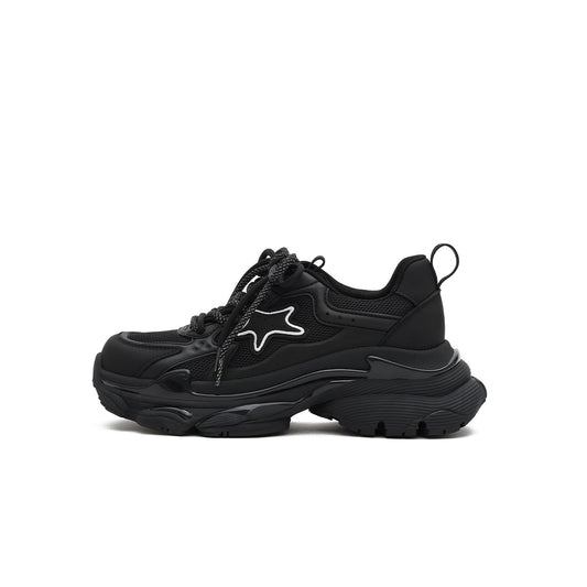 Breathable Retro Platform Sneakers-0