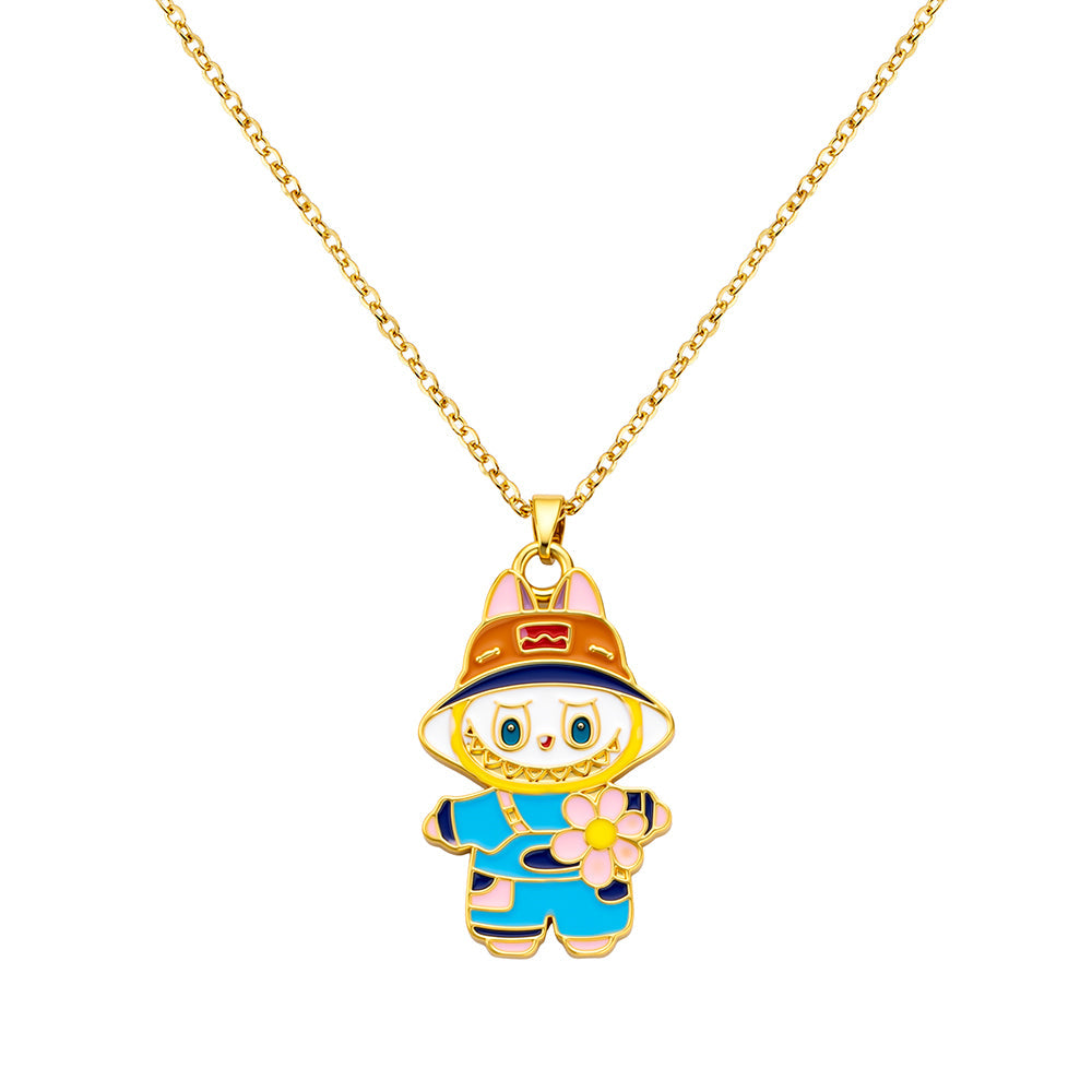 bts x Labubu Fall in Wild Necklace