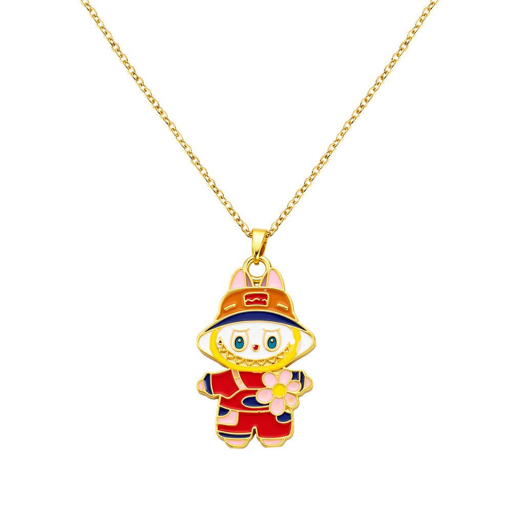 bts x Labubu Fall in Wild Necklace
