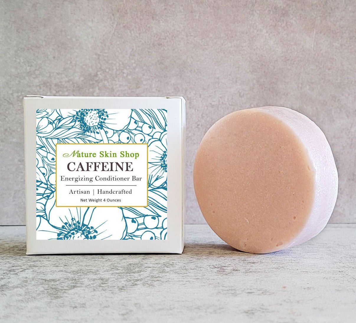 Caffeine Solid Bar Energizing Hair Conditioner For Fuller Hair and Stop Hair Loss