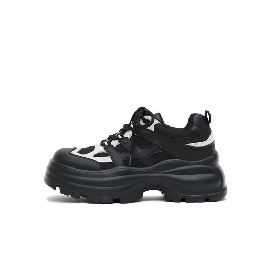 Casual Round-Toe Platform Sneakers-0