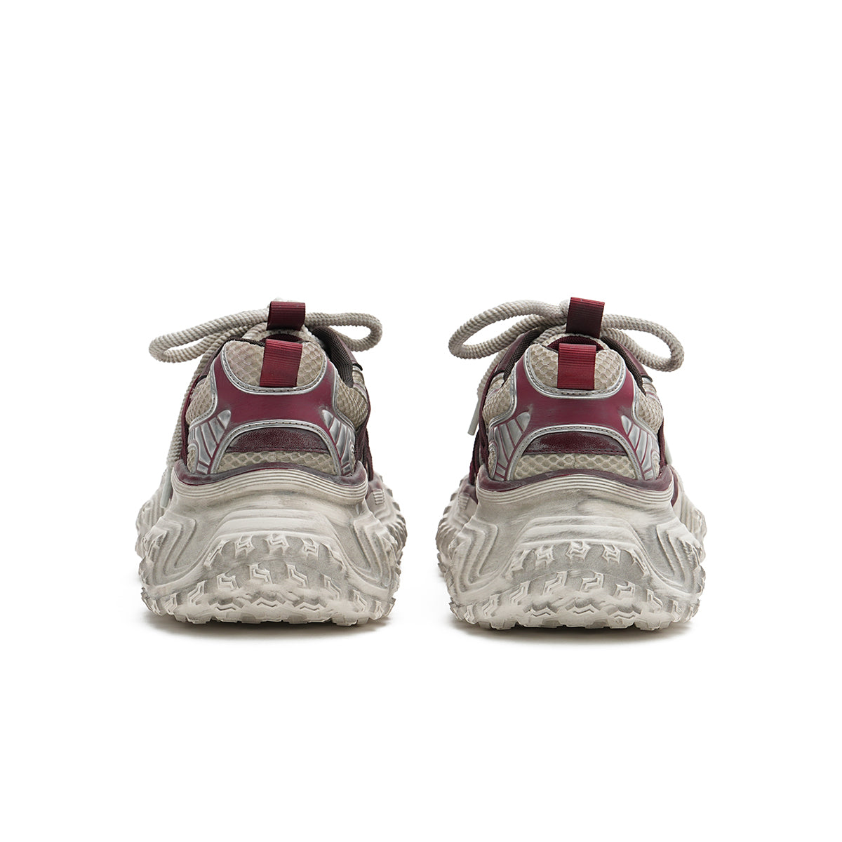 Distressed Platform Casual Sneakers