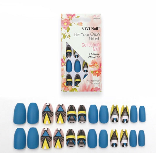fake nails matte nail sheets