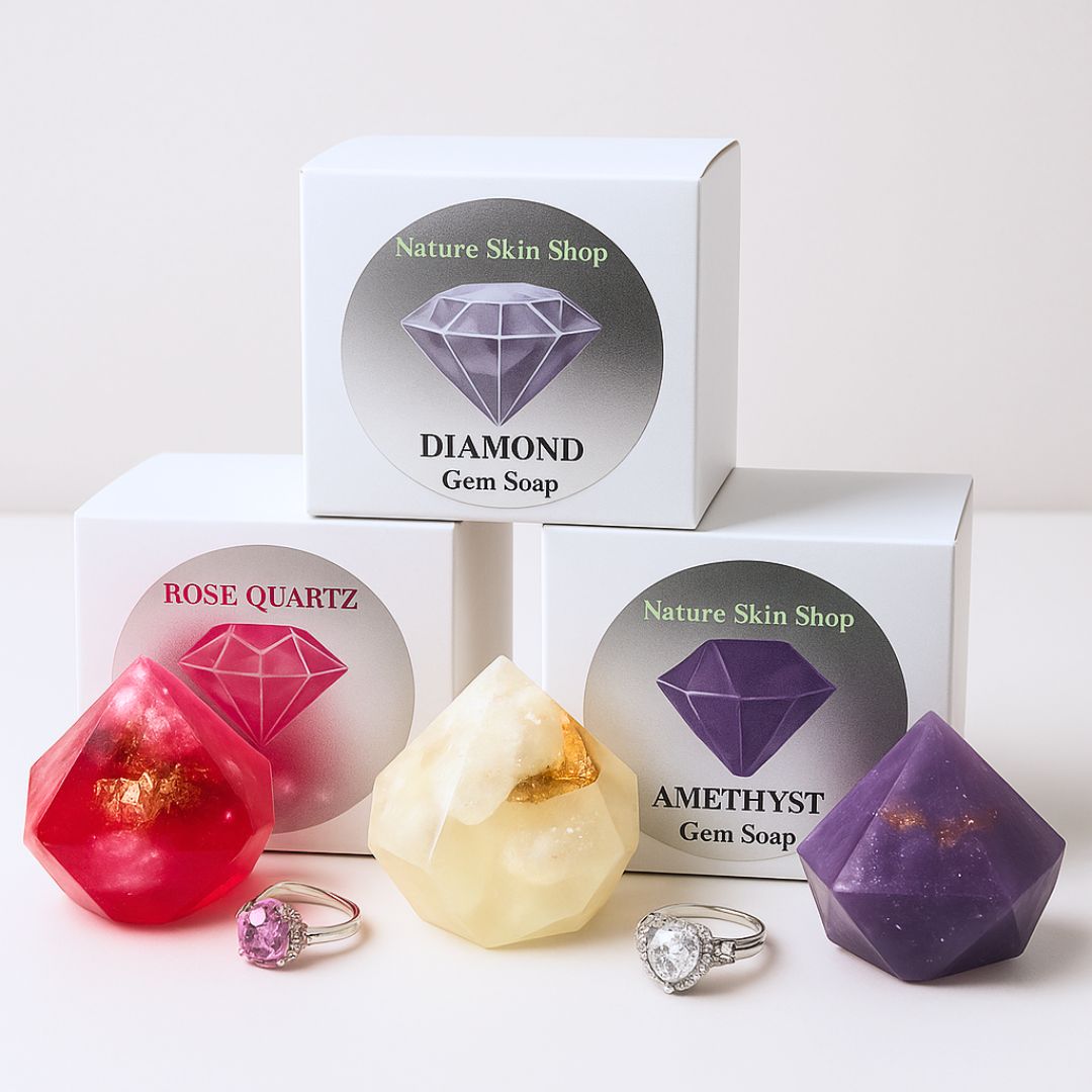 Mystic Amethyst Bliss Soap with Hidden Silver Ring