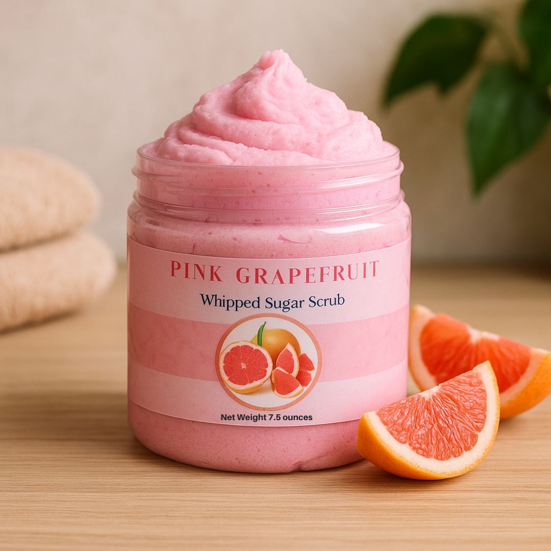 Exfoliating Grapefruit Sugar Scrub
