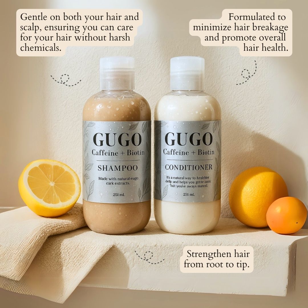 Gugo Shampoo with Biotin + Caffeine
