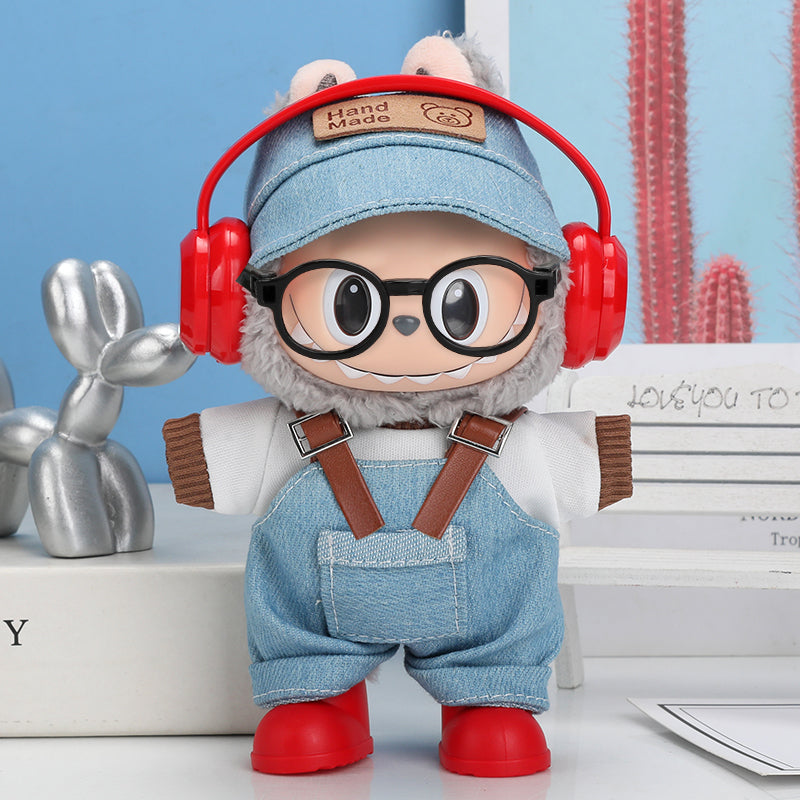 Labubu Urban Blue Denim Boy Outfit