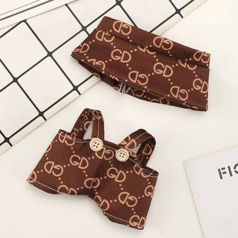 Labubu Vogue Monogram Overalls Outfit