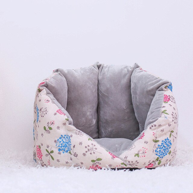 Non-Slip Cat Bed Winter Warm Pet House Cave Soft Comfortable Kennel Kitten Sofa Short Plush Pet Cushion for Small Medium Dogs