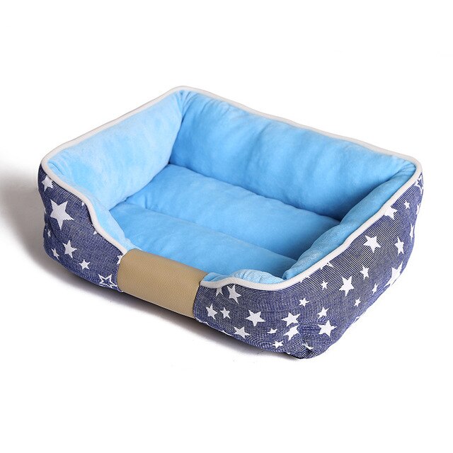 Non-slip Pet Dog Bed Soft Comfortable Pet Sofa Winter Warm Cat House Puppy Cushion Removable Pets Sleeping Bed Mat for Dogs Cats