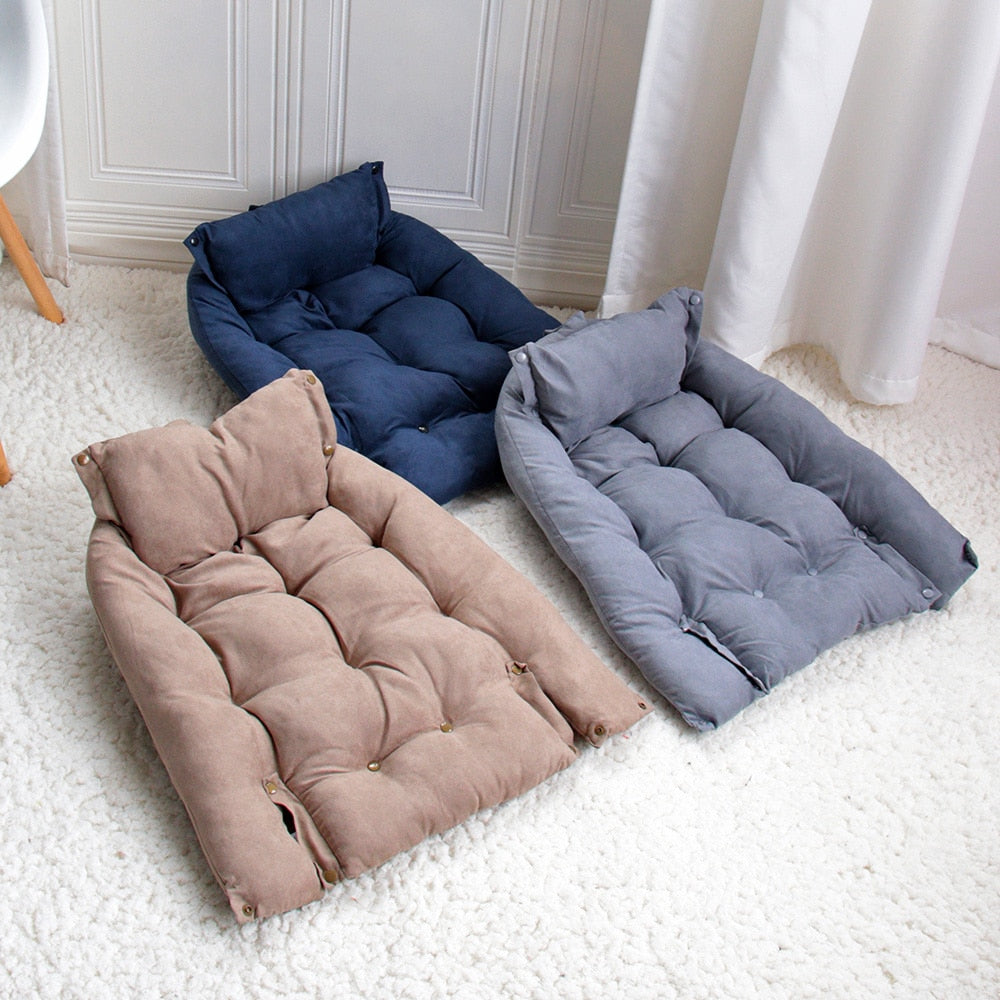 Multifunction Dog Bed Mat 3 IN 1 Dogs Cat Sleeping Bed Sofa Warm Winter Puppy Kitten Nest Kennel Soft Pet Cushion For Dogs Cats