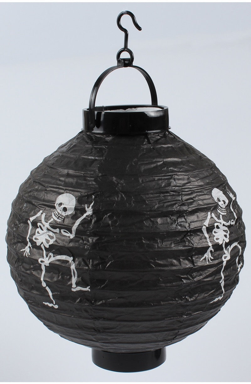 Halloween Handheld Halloween Pumpkin Paper Lantern Hanging Light-Up Pendant 4 pieces set