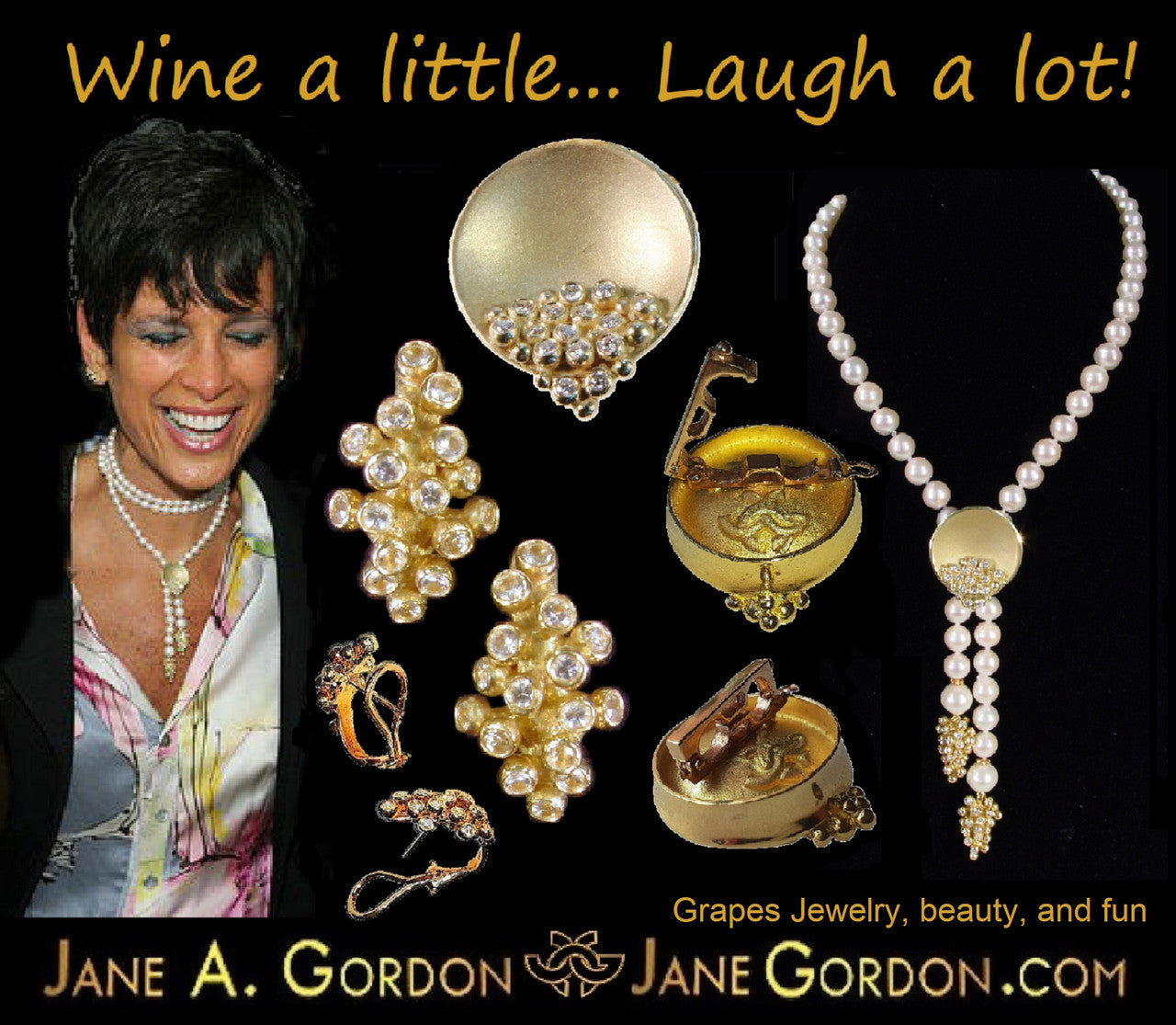 Grapes Drop Earrings: Sterling Silver with Diamonds and Plate Options-18