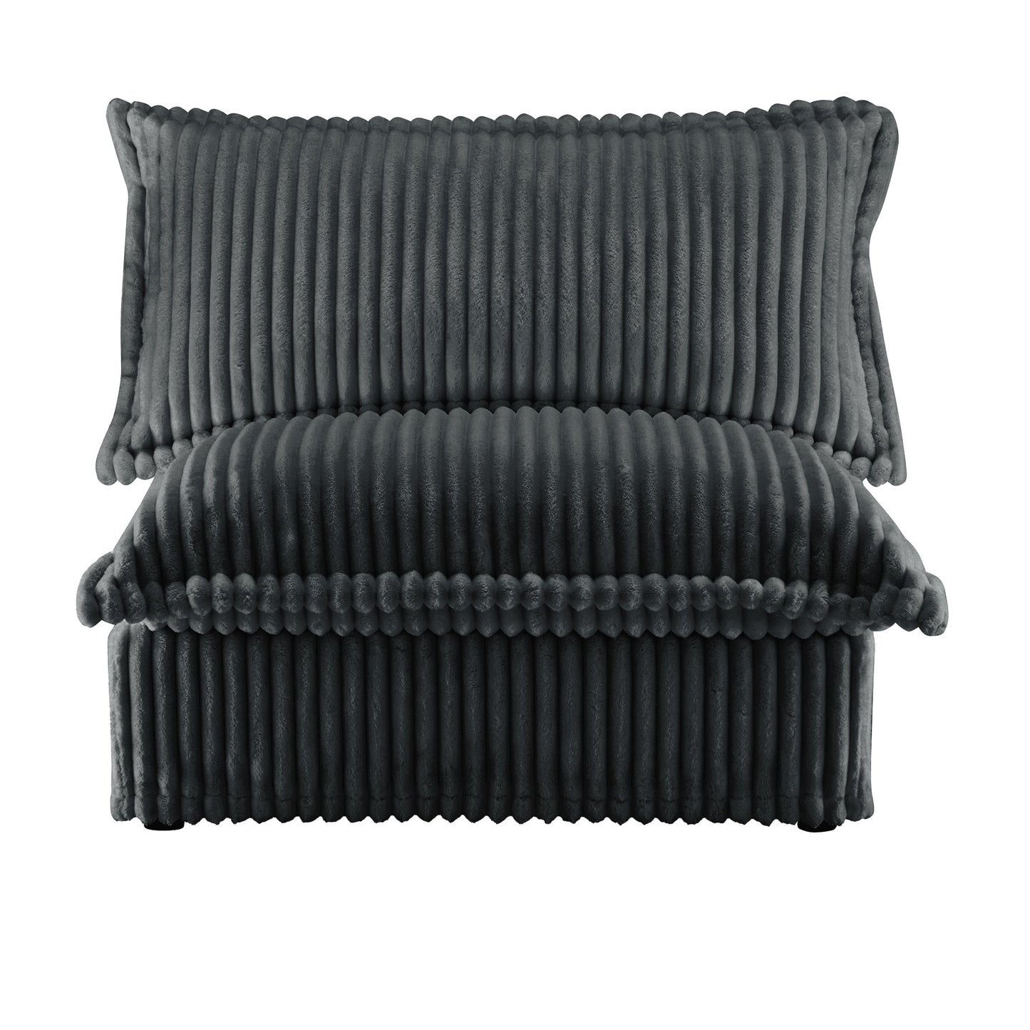 Koala Armless Sofa - Grey