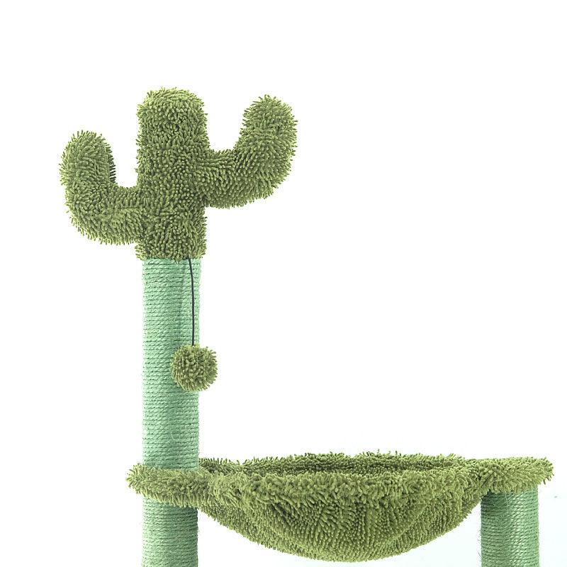 Sleek Sisal Cat Tree With Cozy Hammock - Ultimate Cat Climbing Frame