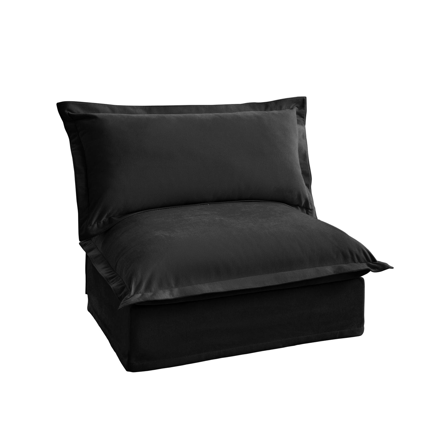 Koala Armless Sofa - Black