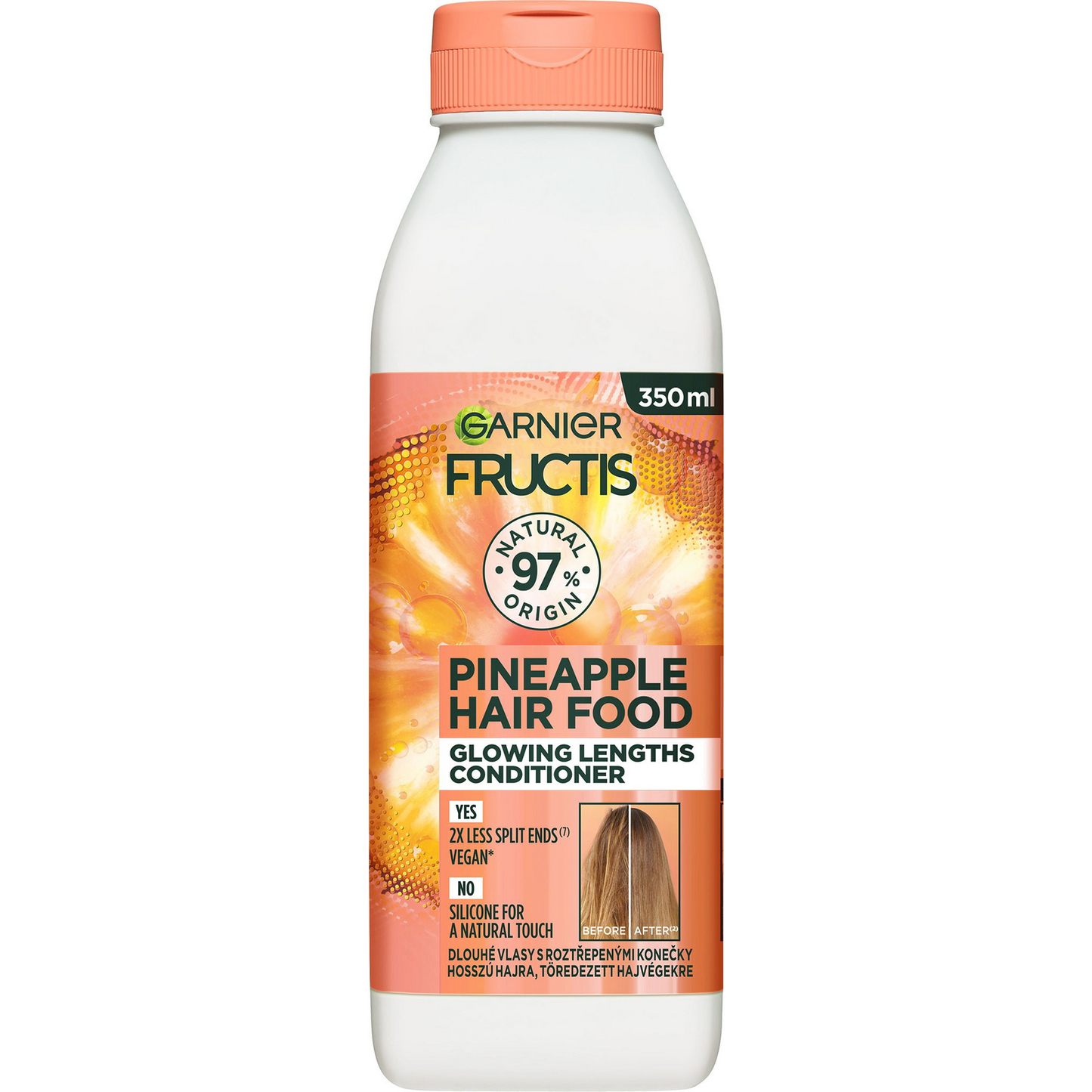 GARNIER Fructis Hair Food Pineapple Conditioner 350 ml (3600542522809)