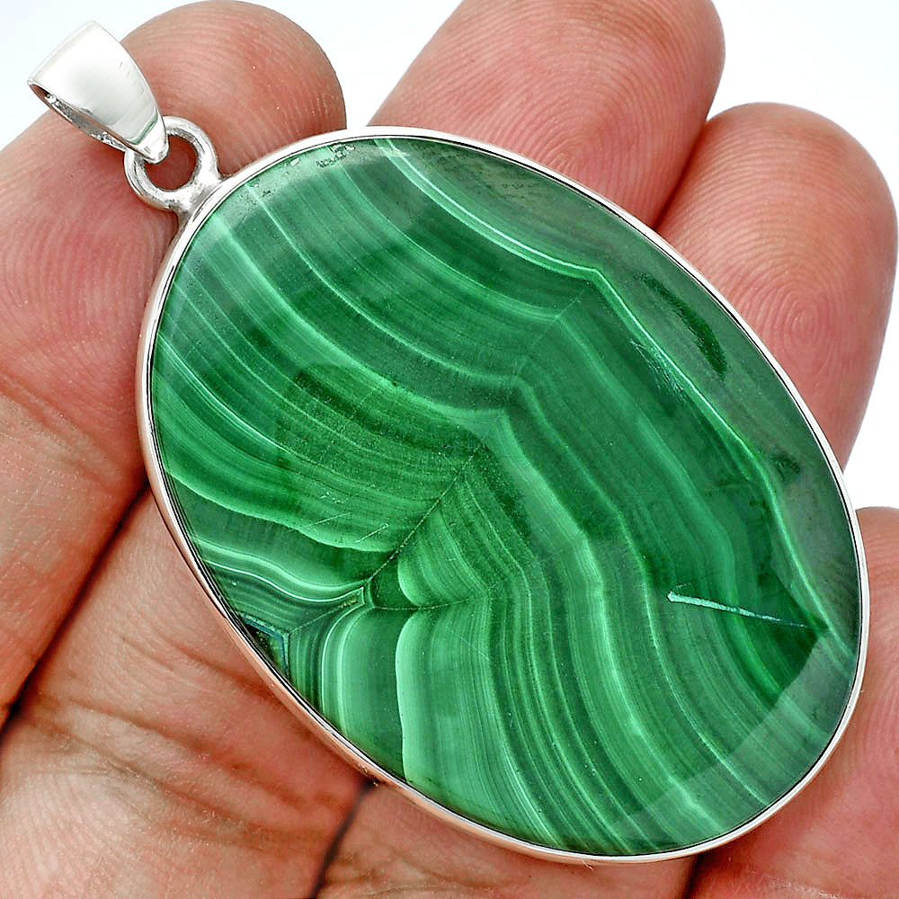 Premium Quality Malachite Eye - Congo Pendant P-1001 41-EP10299